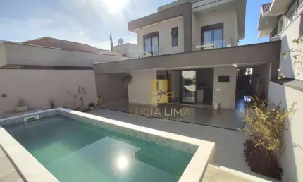 VIVA COM REQUINTE, Sobrado com PISCINA,  3 SUÍTES à venda, 230 m² por R$ 2.200.000 - Condomínio Altos da Serra Vl - São José dos Campos/SP