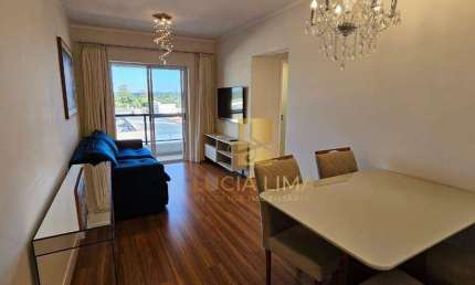 Apartamento TODO MOBILIADO PRÓXIMO CENTER VALE SHOPPING, com 2 dormitórios,  52 m² por R$ 3.700/mês - Jardim Oswaldo Cruz - São José dos Campos/SP