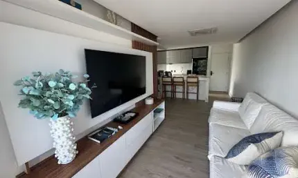 Apartamento com 2 dormitórios para alugar, 120 m² por R$ 5.981,72/mês - Centro - Bertioga/SP