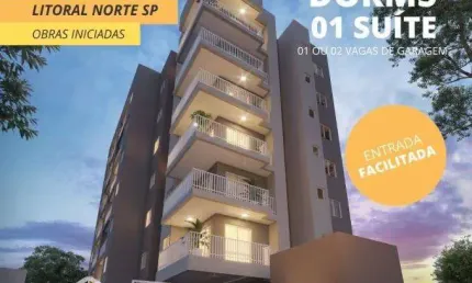 Apartamento com 2 quartos à venda na rua joaquim aurélio nabuco de araújo, porto novo, caraguatatuba por r$ 449.000