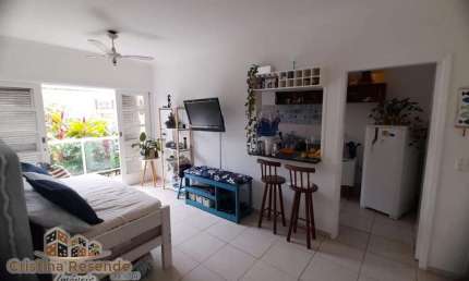 Apartamento com 1 quarto à venda na Praia do Lazaro, Ubatuba , 51 m2 por R$ 410.000