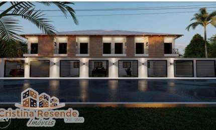 Casa em condomínio fechado com 2 quartos à venda no Massaguaçu, Caraguatatuba  por R$ 358.528