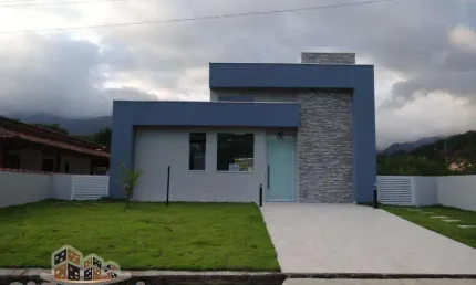 Casa em condomínio fechado com 3 quartos à venda no massaguaçu, caraguatatuba  por r$ 1.000.000