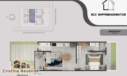 Kitnet / Stúdio à venda no Porto Novo, Caraguatatuba , 30 m2 por R$ 325.000