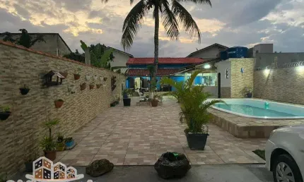 Casa com 2 quartos à venda em boraceia, bertioga , 450 m2 por r$ 550.000