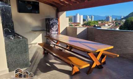 Cobertura com 4 quartos à venda no Martim de Sá, Caraguatatuba  por R$ 750.000
