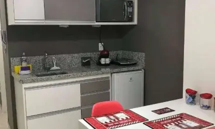 Flat, 29 m² - venda por R$ 340.000,00 ou aluguel por R$ 3.400,00/mês - Granja Viana - Cotia/SP