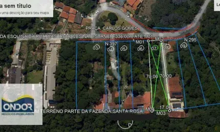 Terreno à venda, 1000 m² por r$ 350.000,00 - chácara vista alegre - cotia/sp