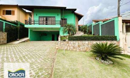 Casa com 3 dormitórios para alugar, 330 m² por R$ 10.133,96/mês - Parque Dom Henrique - Cotia/SP