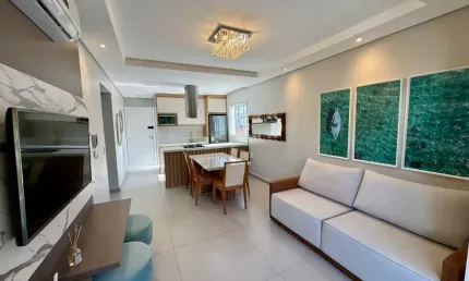 APARTAMENTO 2 QUARTOS MOBILIADO E DECORADO NA PRAIA DE PALMAS