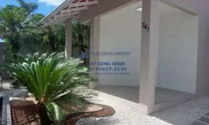 Casa Terrea com piscina e 3 dormitorios sendo 1 suite e 1 vaga no Bairro Sao Judas   Itajai