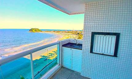 Cobertura Tríplex  de frente pro mar na Praia Central em Guaratuba - Paraná