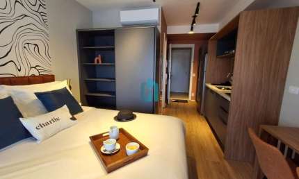 Apartamento com 1 quarto à venda na Avenida dos Eucaliptos, 815, Moema, São Paulo por R$ 665.000