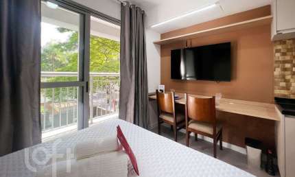 Apartamento com 1 quarto à venda na Alameda Jauaperi, 299, Moema, São Paulo por R$ 530.000