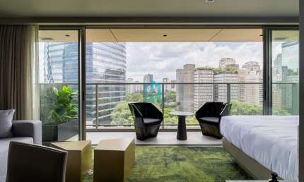 Apartamento com 1 quarto para alugar na Rua Funchal, 65, Vila Olímpia, São Paulo por R$ 25.000