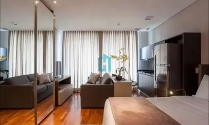 Apartamento com 1 quarto à venda na rua elvira ferraz, 250, vila olímpia, são paulo por r$ 1.200.000