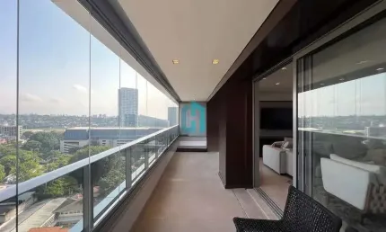 Apartamento com 1 quarto para alugar na Praça Eugene Boudin, 218, Pinheiros, São Paulo por R$ 9.900