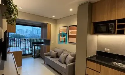 Apartamento com 1 quarto para alugar na Alameda dos Maracatins, 304, Moema, São Paulo por R$ 4.500