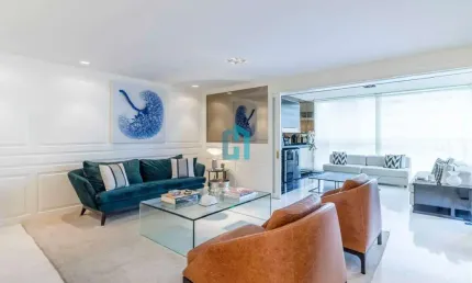 Apartamento com 2 quartos à venda na Rua Juquis, 204, Moema, São Paulo por R$ 3.950.000