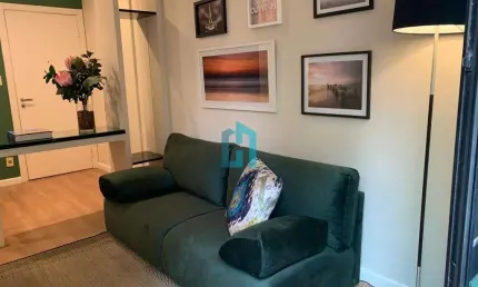 Apartamento com 1 quarto para alugar na avenida ibijaú, 355, moema, são paulo por r$ 3.900