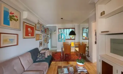 Apartamento com 2 quartos à venda na Avenida Aratãs, 909, Moema, São Paulo por R$ 1.150.000