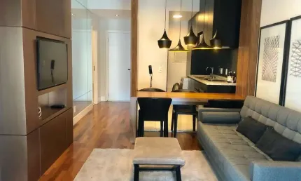 Apartamento com 1 quarto para alugar na Rua Leopoldo Couto de Magalhães Júnior, 1098, Itaim Bibi, São Paulo por R$ 8.950