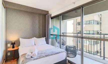 Apartamento com 1 quarto à venda na Alameda Iraé, 664, Indianópolis, São Paulo por R$ 550.000