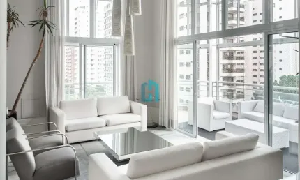 Apartamento com 4 quartos para alugar na alameda dos aicás, 159, moema, são paulo por r$ 29.723