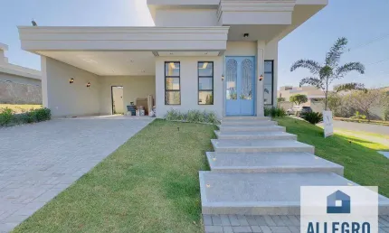 Casa à venda no Cond. Buona Vitta com 3 suítes, com estilo neoclássico e projeto exclusivo - Próximo ao Villa Conte!!
