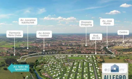 Terreno à venda, 242 m² por R$ 350.000 - Complexo Eplenum - São José do Rio Preto/SP