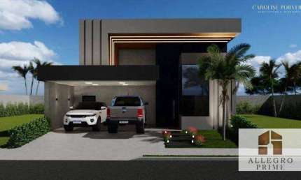 Casa à venda no Village Damha IV com 3 suítes e 2 vagas de garagem/ Mirassol-SP