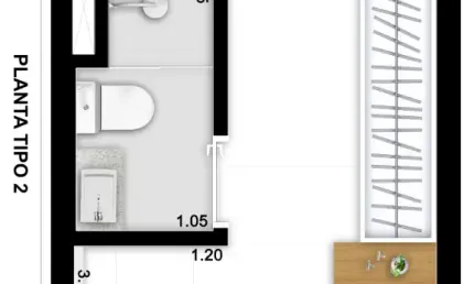Apartamento com 1 quarto à venda no Brás, São Paulo 