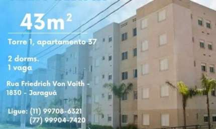 Apartamento para Venda em São Paulo, Jardim São João (Jaraguá), 2 dormitórios, 1 banheiro