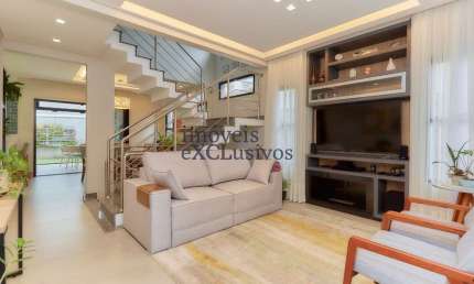 Casa em condomínio fechado com 3 quartos à venda na Rua Luiz Tramontin, 1651, Campo Comprido, Curitiba por R$ 2.080.000