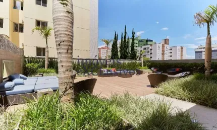 Apartamento com 1 quarto para alugar na avenida silva jardim, 2424, batel, curitiba por r$ 3.240