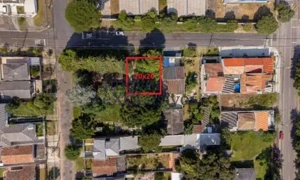 Terreno à venda na Rua Rio Grande do Sul, 1805, Guaíra, Curitiba por R$ 620.000