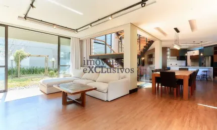 Casa em condomínio fechado com 5 quartos à venda na rua josé benedito cottolengo, 1161, campo comprido, curitiba por r$ 4.500.000
