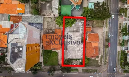 Terreno à venda na rua general carneiro, alto da glória, curitiba por r$ 3.700.000