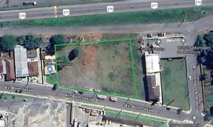 Terreno para alugar, 3796.72 m2 por R$7600.00  - Bom Jesus - Campo Largo/PR