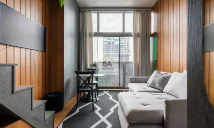Apartamento com 1 quarto à venda na Alameda dos Arapanés, --, Moema, São Paulo