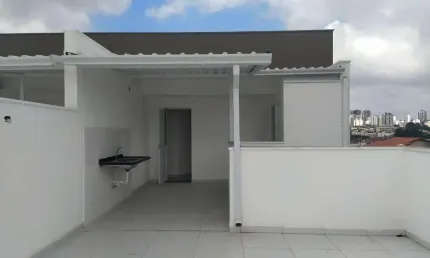 Cobertura para venda em santo andré, jardim ocara, 2 dormitórios, 1 suíte, 2 banheiros, 2 vagas