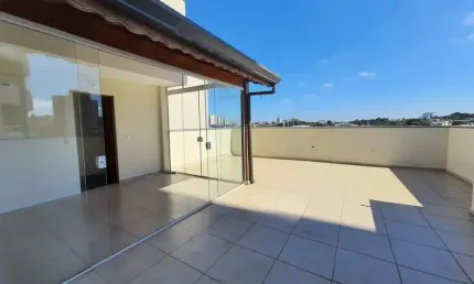 Cobertura para locação em santo andré, jardim bela vista, 2 dormitórios, 1 suíte, 3 banheiros, 2 vagas