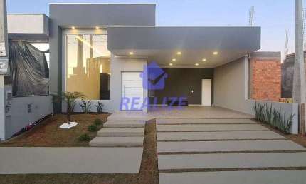 Casa com 3 dormitórios para alugar, 202 m² por R$ 5.890,00/mês - Reserva Central Parque - Botucatu/