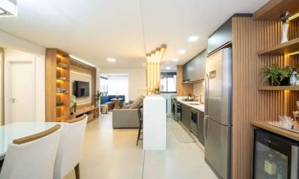 Apartamento Mobiliado no Bless – 2 Quartos, Sacada Gourmet e Churrasqueira no Cabral!