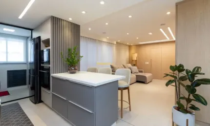 Ed Bless Cabral - 110m² privativos finamente mobiliado 3 quartos 2 vagas