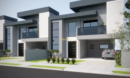 Casa Campo Comprido - Sobrado 3 dormitórios (3suítes), 4 banheiros e 2 vagas.