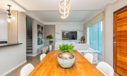 Resid. Quadra - Sobrado 3 dormitórios (1suíte), e 3 vagas no Atuba.