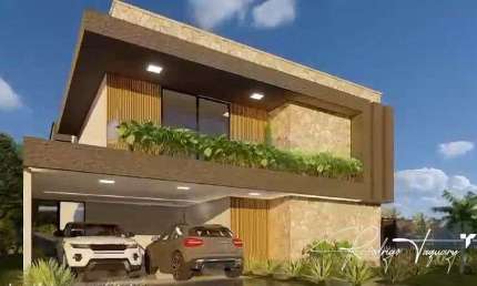 Jardins Verona – Sobrado à venda em Goiânia com 4 suítes, varanda gourmet e piscina aquecida