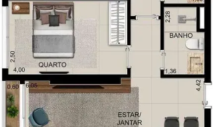 Gyro O2 Reserva Ybiti – Apartamento à venda no Parque Amazônia com 2 quartos e lazer completo