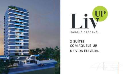 Liv UP Parque Cascavel – Apartamento na Vila Rosa com 2 suítes e lazer completo